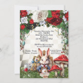 失ったワンダーランド誕生日パーティーで 招待状 (裏面)