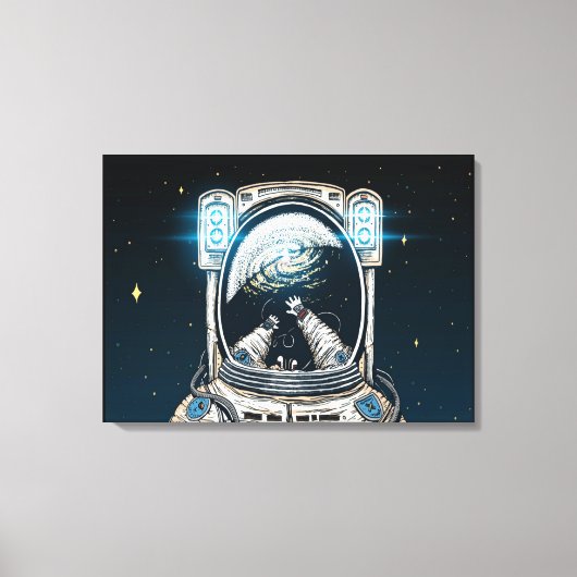 失った宇宙の拡大キャンバス印刷 キャンバスプリント (正面)