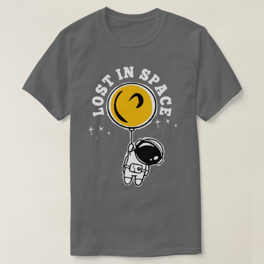 失った宇宙宇宙クール飛行士1 Tシャツ (デザイン正面)