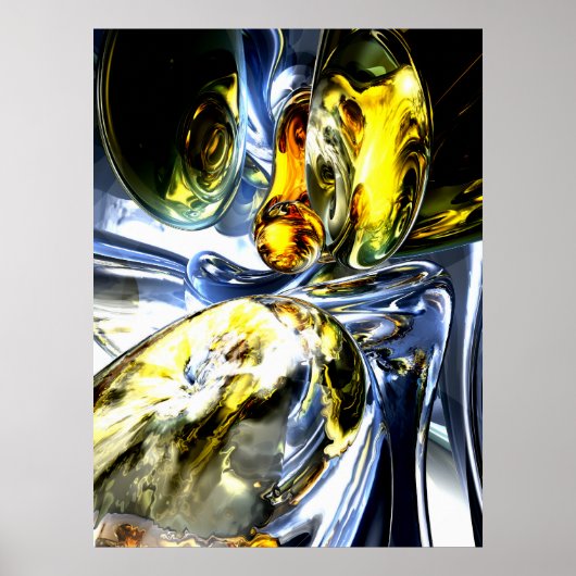 失った宇宙抽象芸術ポスター ポスター (正面)