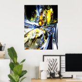 失った宇宙抽象芸術ポスター ポスター (ホームオフィス)