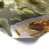 失った宇宙抽象芸術ポスター ポスター (角)