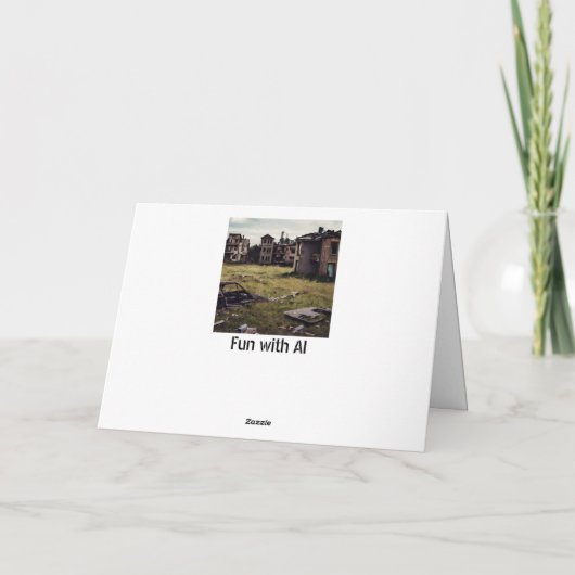 失った宇宙 |放棄された黙示録建物 カード (裏面)