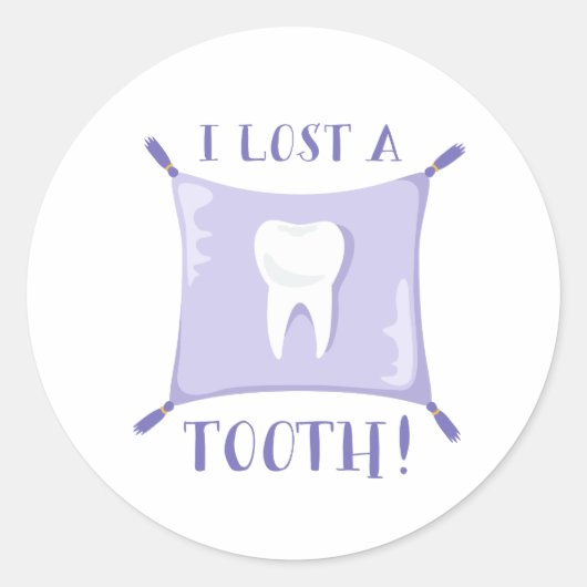 失った歯 ラウンドシール (正面)