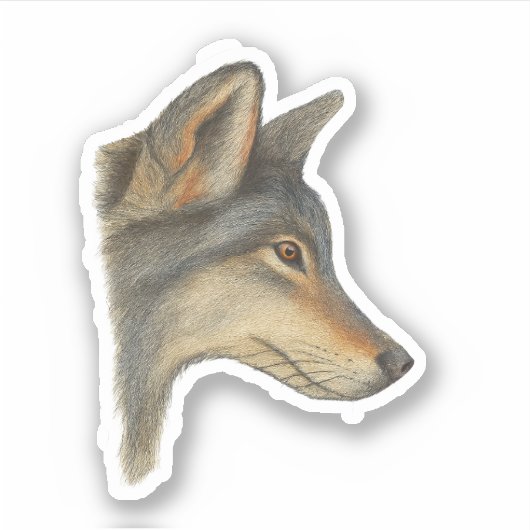 失った考え シール (正面)