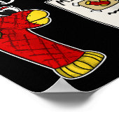 失った靴下メモリアルデーおもしろい ポスター (角)