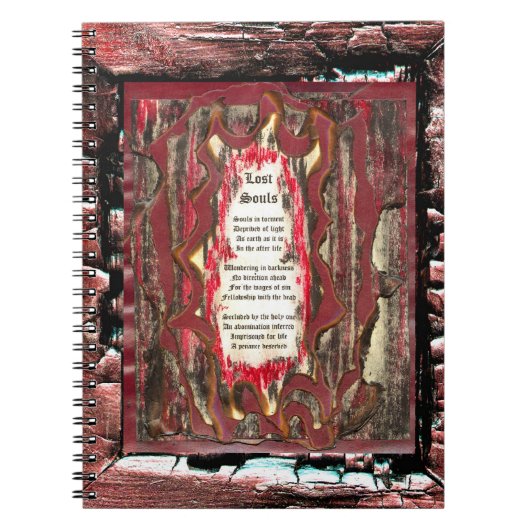 失った魂 ノートブック (正面)