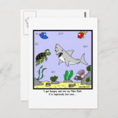 失った:シャーク漫画 ポストカード (正面/裏面)