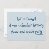 失った ポストカード (正面/裏面)