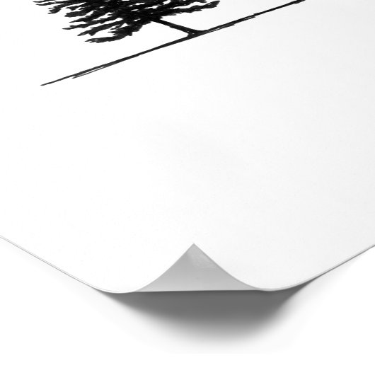 失った：孤独な木 ポスター (角)