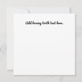 失ったFirst Tooth Cuteお祝い (裏面)