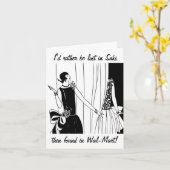 失ったSaks誕生日カーおもしろいド カード (黄色い花)