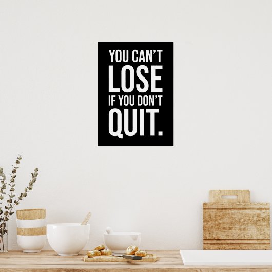 失もしうこやめと- やる気を起こさせる ポスター (キッチン)