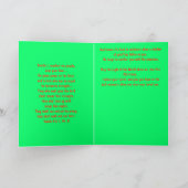 失わせた人のためのキリスト教のクリスマスカード シーズンカード (内部)