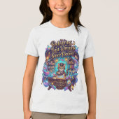 失われた夢の郵便局　魔法の猫ファンタジー トライブレンドＴシャツ (正面)