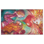 失われた影のタロット、恋人たち バレンタインデー ファブリック (ファットクウォーター)