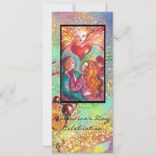 失われた影のタロット、恋人たち バレンタインデー 招待状 (正面)