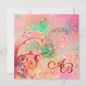 失われた影の園 / バタフライ モノグラム 案内状 (裏面)