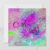 失われた影の園 - モノグラム、紫青 案内状 (正面)