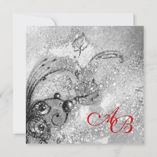 失われた影の園 / 蝴蝶のモノグラム 案内状 (裏面)