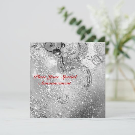 失われた影の園 / 蝶のモノグラム 案内状 (スタンド正面)