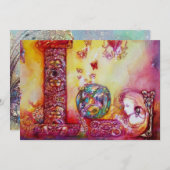 失われた影の庭の魔法の蝶の植物 案内状 (正面/裏面)