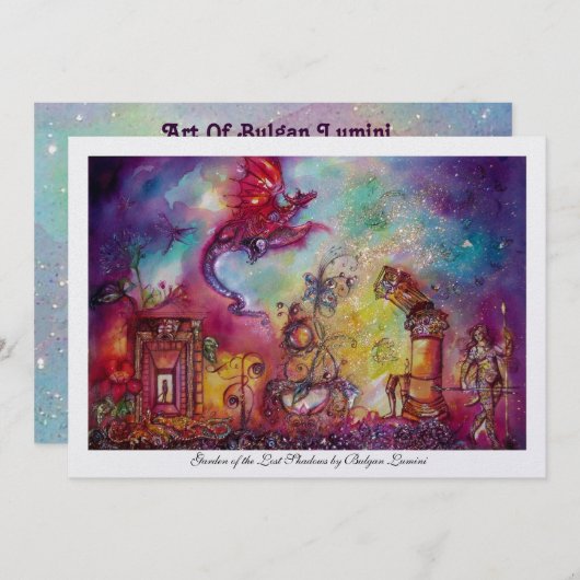 失われた影の庭2 招待状 (正面/裏面)