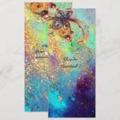 失われた影の庭 -バタフライプラント、青 招待状 (正面/裏面)