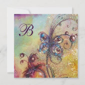 失われた影の庭 - バタフライ モノグラム 案内状 (正面)