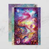 失われた影の庭 / ミスティックな階段 ポストカード (正面/裏面)