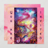 失われた影の庭 / ミスティックな階段 招待状 (正面/裏面)