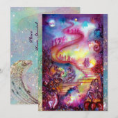 失われた影の庭 / ミスティックな階段 案内状 (正面/裏面)