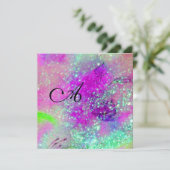 失われた影の庭 - モノグラム、紫青 案内状 (スタンド正面)