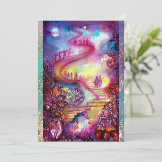 失われた影の庭 / 神秘の階段 案内状 (スタンド正面)