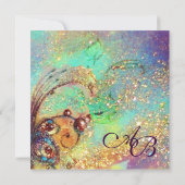 失われた影の庭 / 蝶のモノグラム 案内状 (裏面)