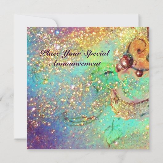 失われた影の庭 / 蝶のモノグラム 案内状 (正面)