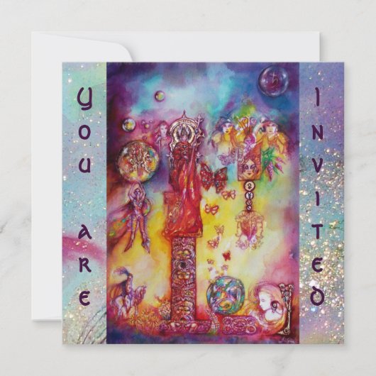 失われた影の庭 - 魔法のバタフライ プラント 招待状 (正面)