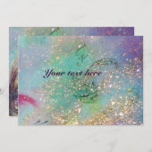 失われた影の庭,MAGIC BUTTERFLY 青緑 招待状 (正面/裏面)