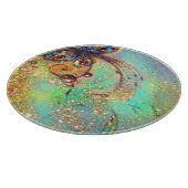 失われた影の魔法の庭 幻想的な蝶の花 カッティングボード (角)