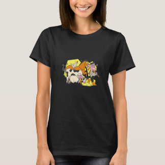 失われた牛+鶏+羊の農場経営者 1 Tシャツ
