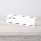 失われた魚釣り デスクネームプレート (正面)