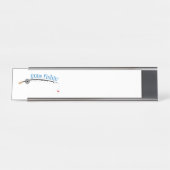 失われた魚釣り デスクネームプレート (正面)