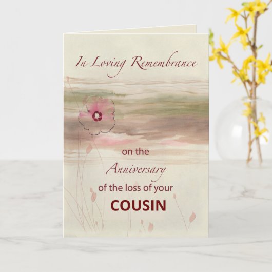 失カスタム敗の記念記念日 カード (黄色い花)