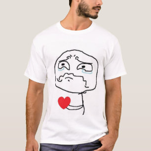 失恋の喜劇的な顔 Tシャツ