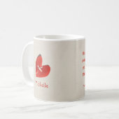 失恋の賛美歌の147:3の聖なる書物、経典の芸術の治療師 コーヒーマグカップ (正面左)