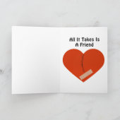 失恋は修理できます カード (内部)