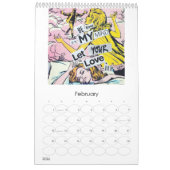 失恋12か月のカレンダー カレンダー (2月 2026)