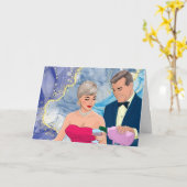 失恋 おめでとう 年配のカップル カード (黄色い花)