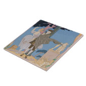 失恋、壊された彫像、「Fのためのイラストレーション タイル (側面)