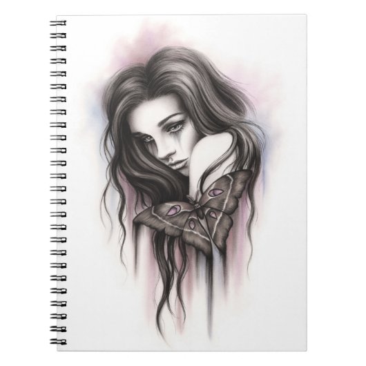 失意の日のガの女の子のノート ノートブック (正面)